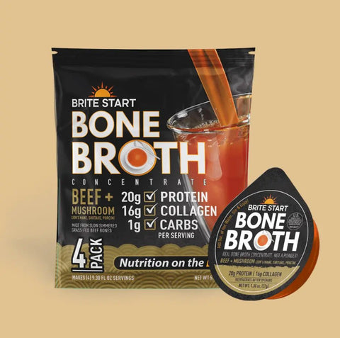 Brite Start’s Bone Broth with Mushrooms: A Culinary Delight
