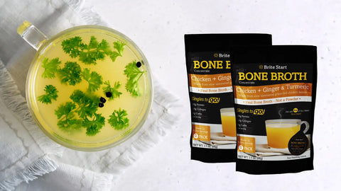 benefits of chicken bone broth with turmeric and ginger