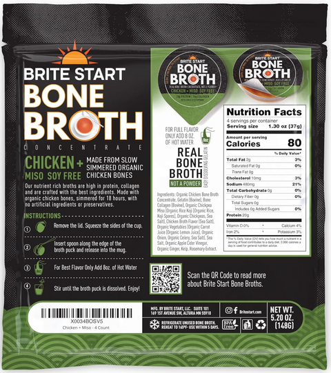Chicken Miso Bone Broth 4 Pack
