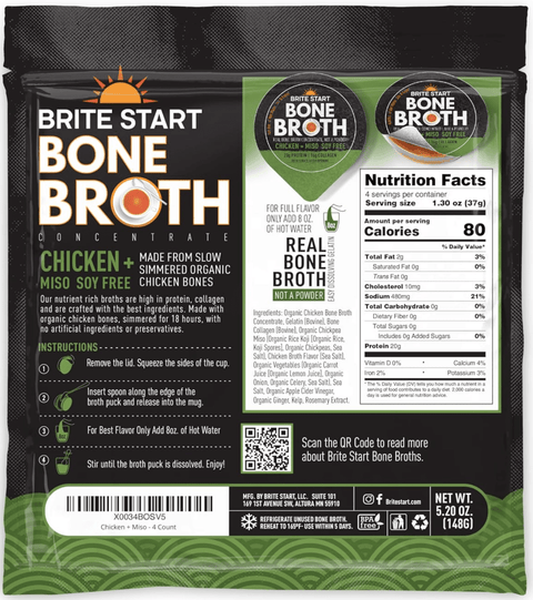 Chicken Miso Bone Broth 4 Pack